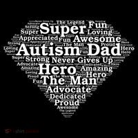 Autism Dad Superhero Fathers Day Toddler Hoodie thumb 2