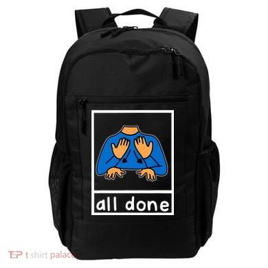 All Done Sign Language Backpack