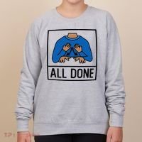 All Done Special Education Teacher Neurodiversity Autism Women's Sweatshirt thumb 0