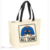 All Done Special Education Teacher Neurodiversity Autism Tote Bag thumb 2