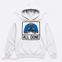 All Done Special Education Teacher Neurodiversity Autism Hoodie thumb 0