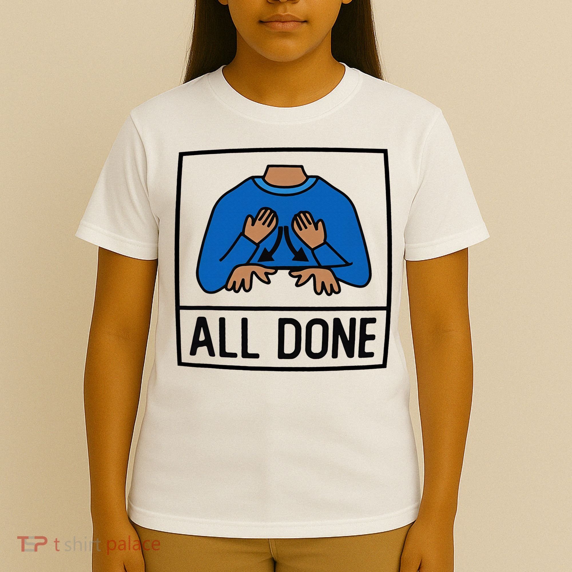 All Done Special Education Teacher Neurodiversity Autism T-Shirt