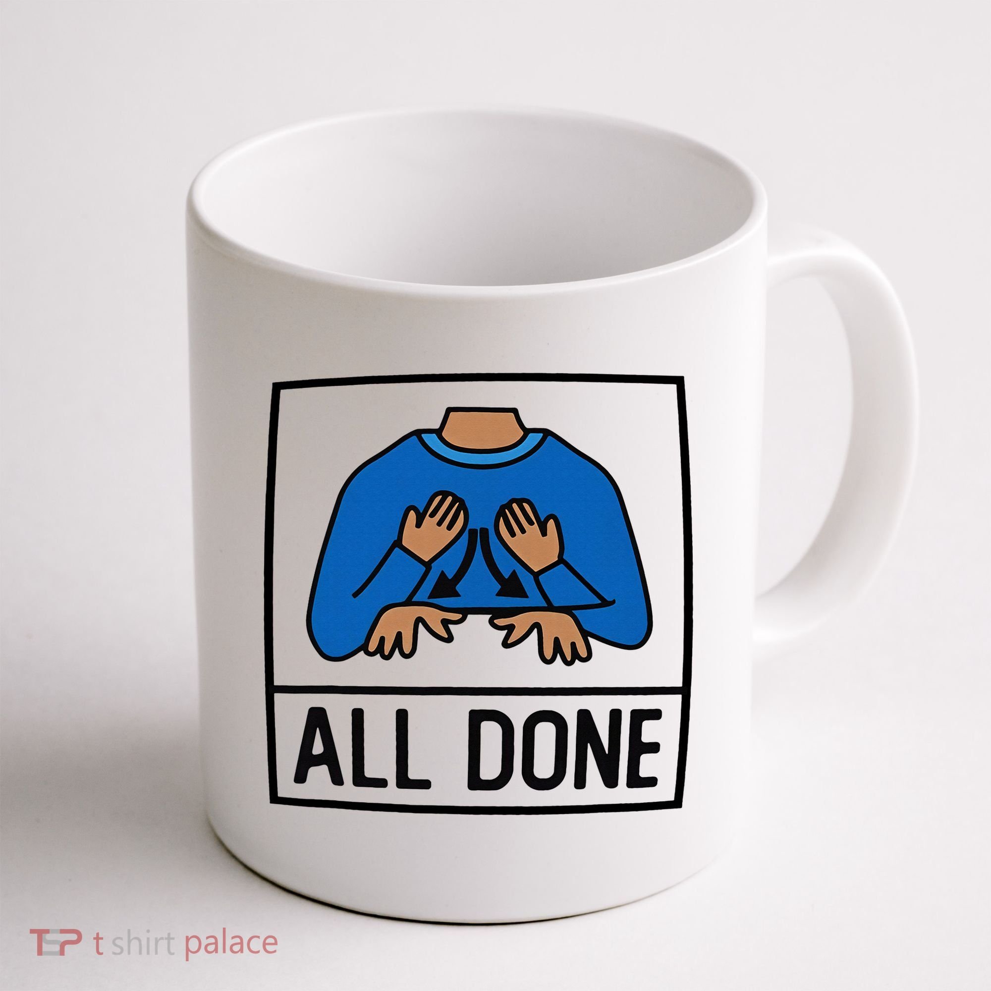 All Done Special Education Teacher Neurodiversity Autism Coffee Mug