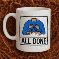 All Done Special Education Teacher Neurodiversity Autism Coffee Mug thumb 2