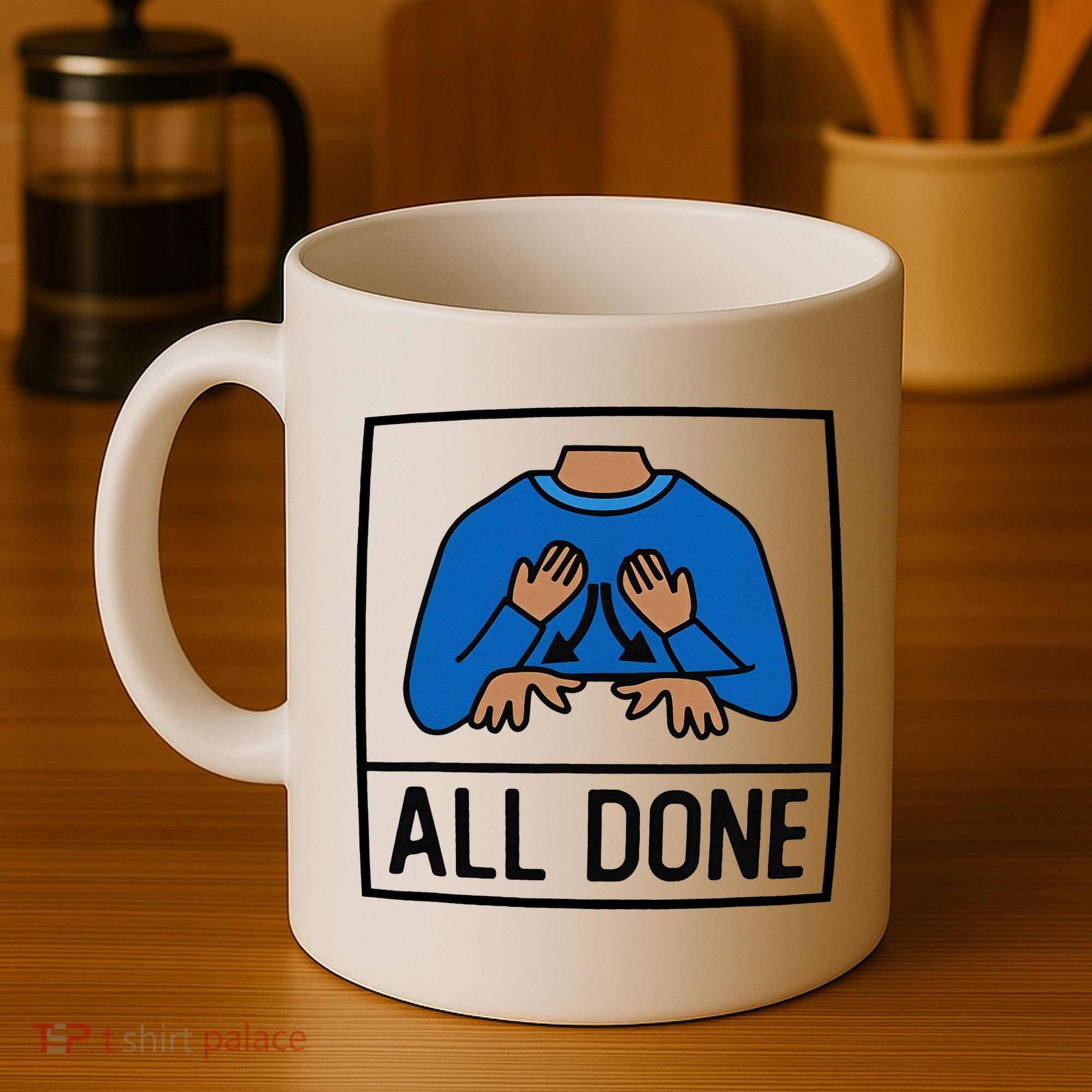 All Done Special Education Teacher Neurodiversity Autism Coffee Mug