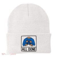 All Done Special Education Teacher Neurodiversity Autism Beanie thumb 0