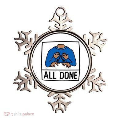 All Done Special Education Teacher Neurodiversity Autism Ornament