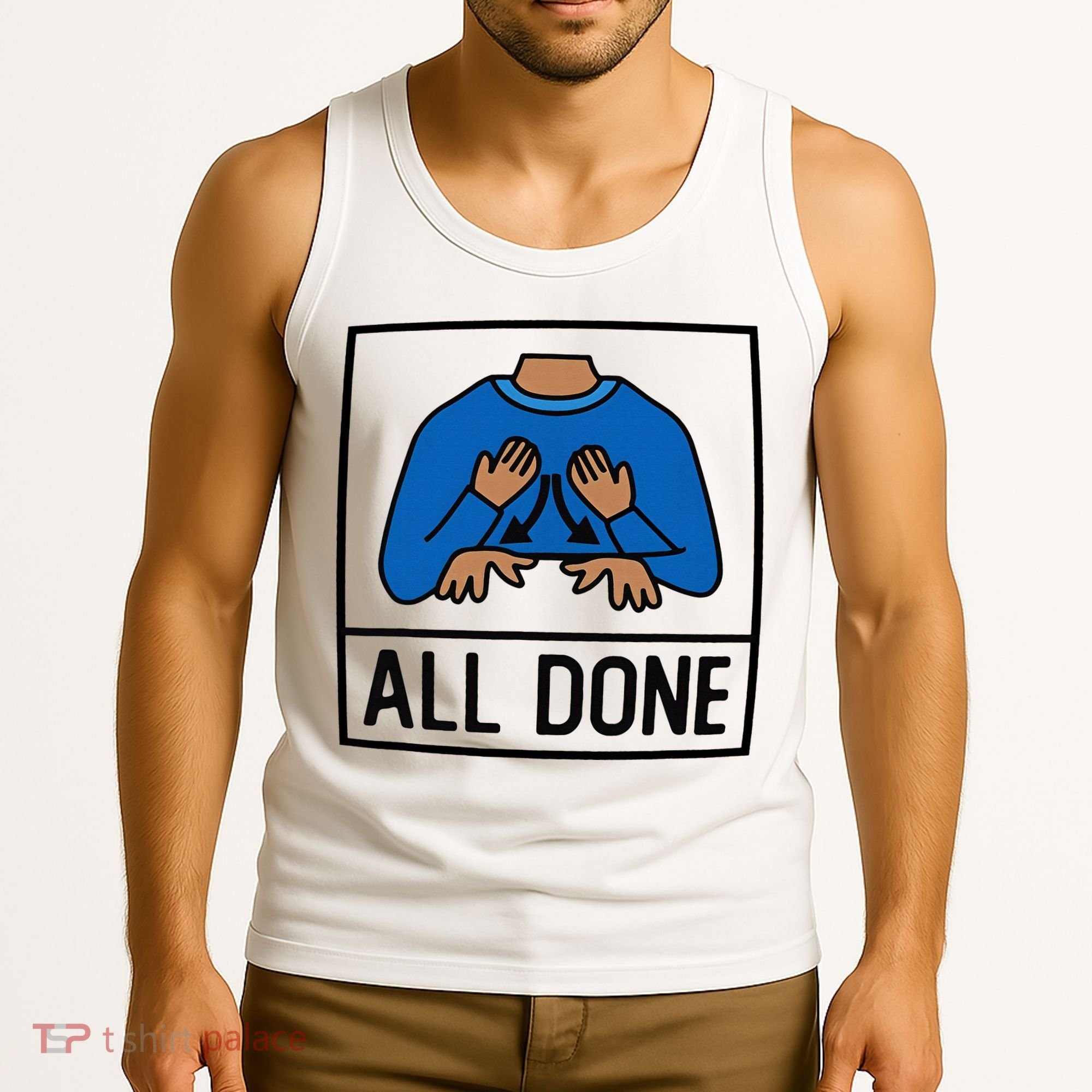 All Done Special Education Teacher Neurodiversity Autism Tank Top