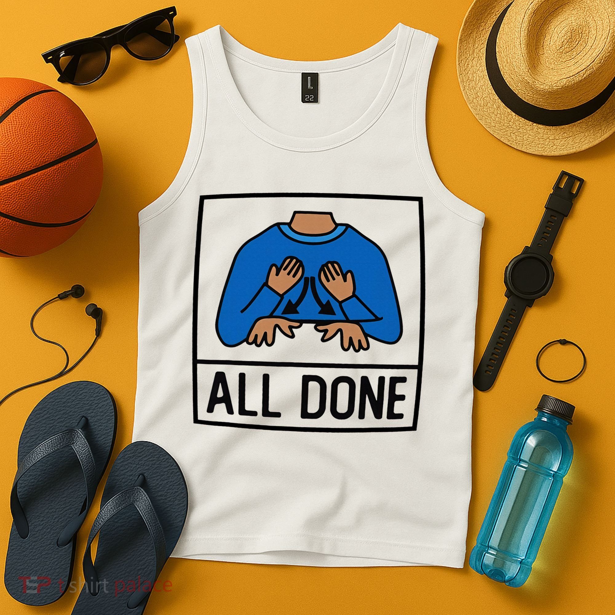 All Done Special Education Teacher Neurodiversity Autism Tank Top
