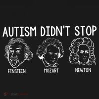 Autism Didn't Stop Einstein Mozart Newton Autism Awareness Bucket Hat thumb 4