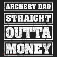 Archery Dad Straight Outta Money Funny Archery Father's Day Gift Hat thumb 2