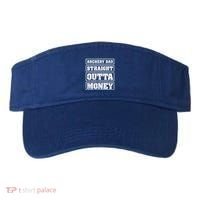 Archery Dad Straight Outta Money Funny Archery Father's Day Gift Visor thumb 0