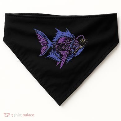 Anglerfish Deep Sea Creatures Sea Monster Angler Fish USA-Made Doggie Bandana