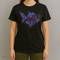 Anglerfish Deep Sea Creatures Sea Monster Angler Fish T-Shirt thumb 4