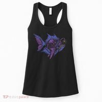 Anglerfish Deep Sea Creatures Sea Monster Angler Fish Women's Tank Top thumb 0