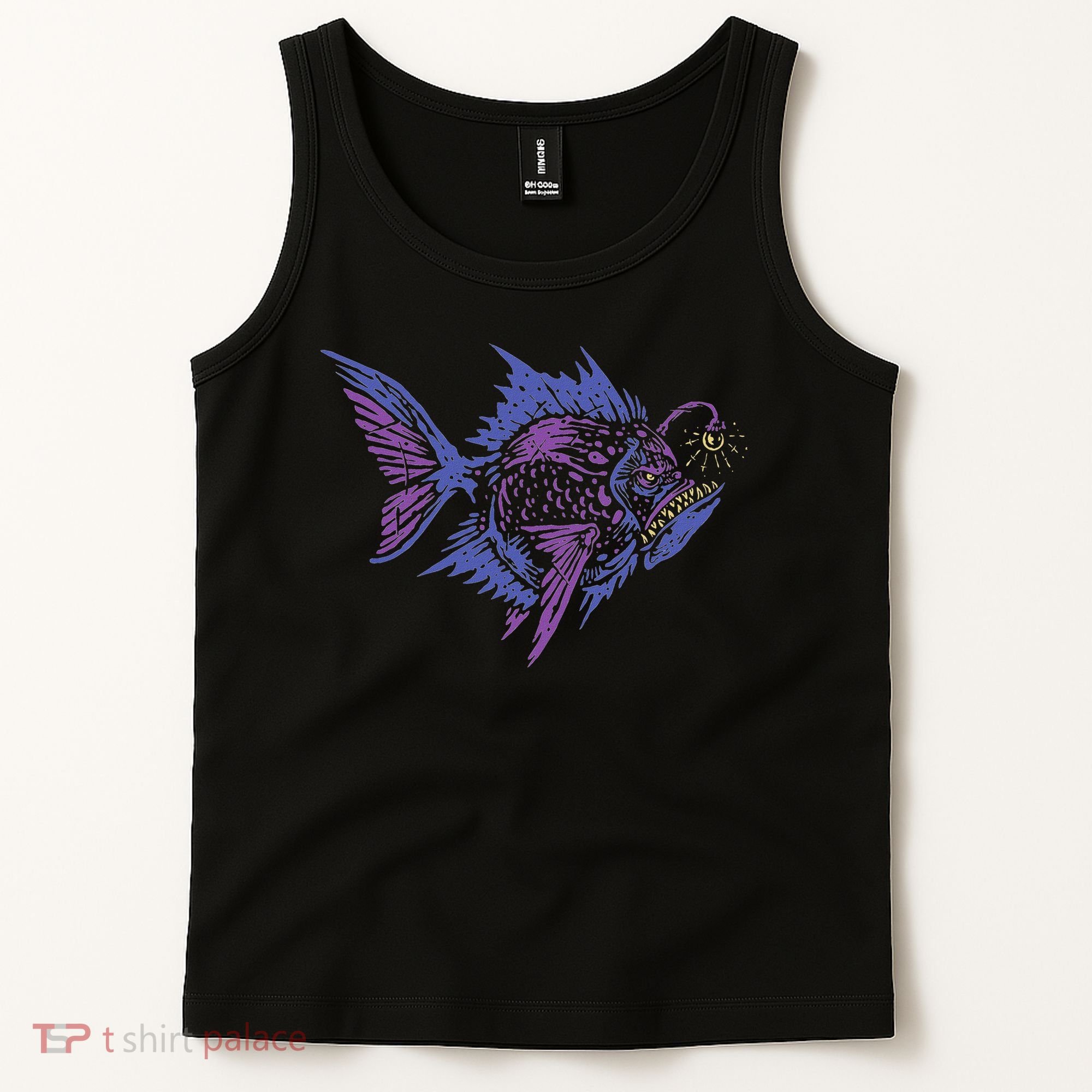 Anglerfish Deep Sea Creatures Sea Monster Angler Fish Tank Top