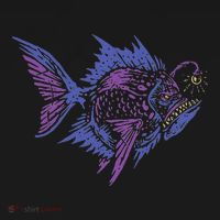 Anglerfish Deep Sea Creatures Sea Monster Angler Fish Tank Top thumb 6