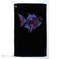 Anglerfish Deep Sea Creatures Sea Monster Angler Fish Golf Towel thumb 0