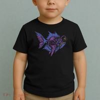 Anglerfish Deep Sea Creatures Sea Monster Angler Fish Toddler T-Shirt thumb 2