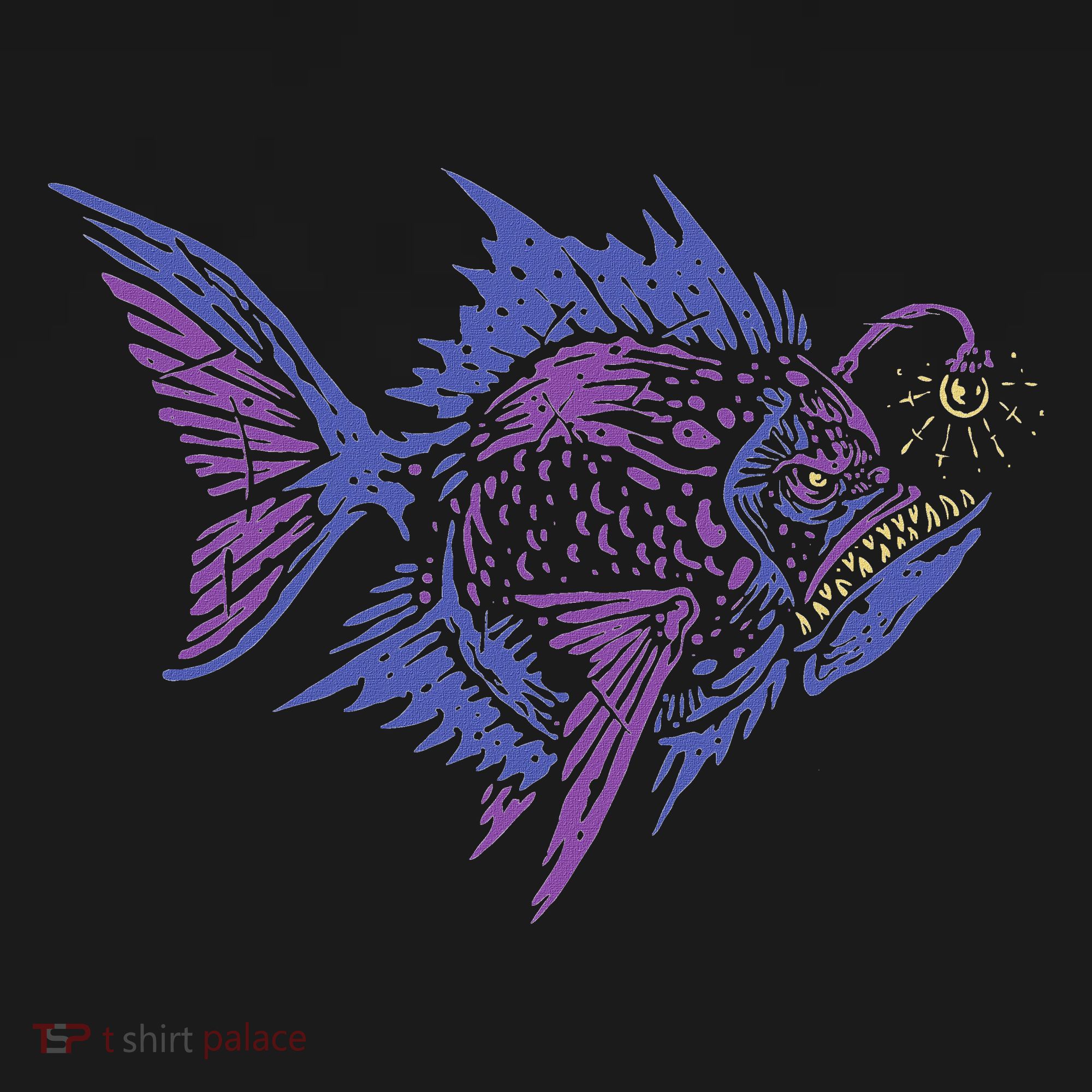 Anglerfish Deep Sea Creatures Sea Monster Angler Fish Kids T-Shirt