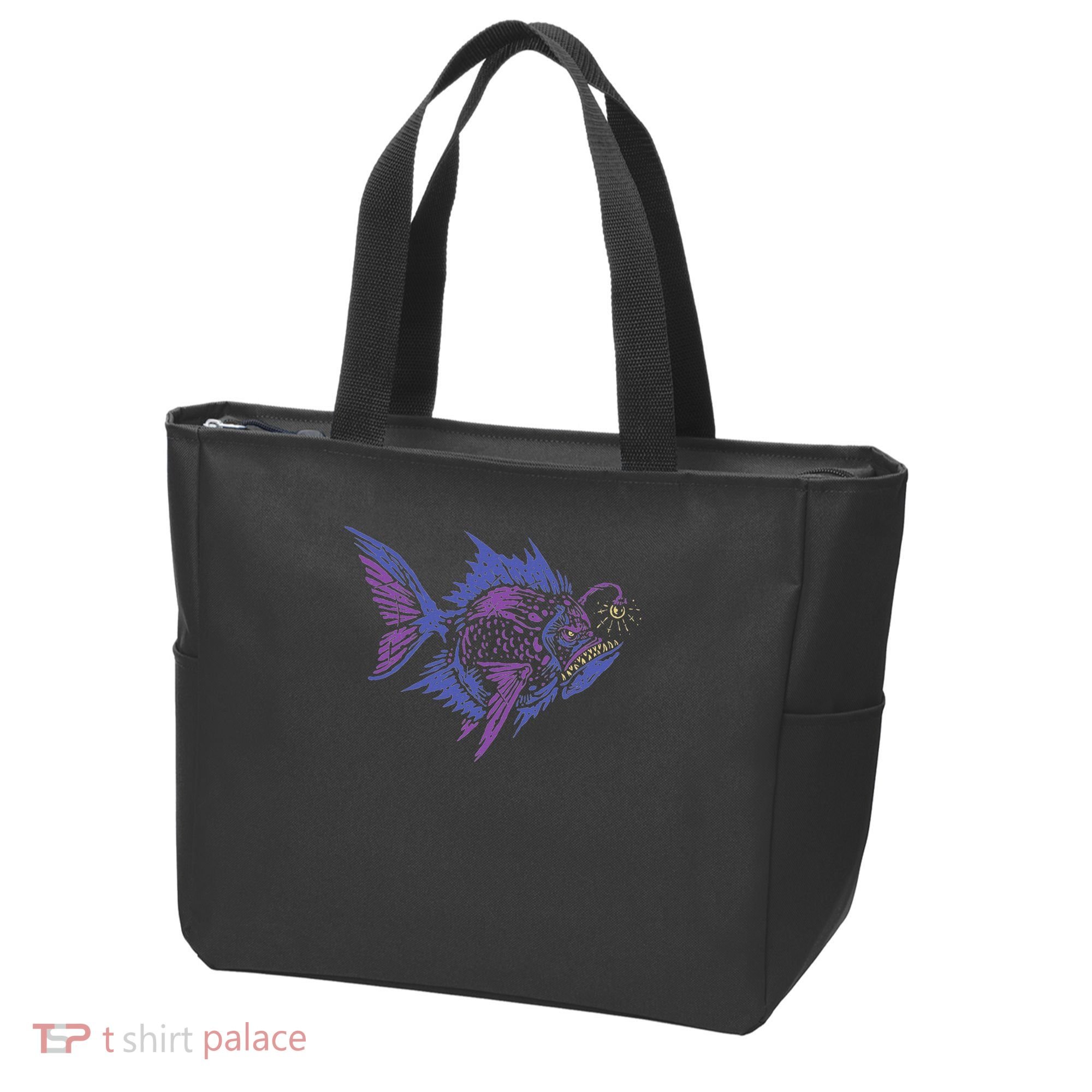 Anglerfish Deep Sea Creatures Sea Monster Angler Fish Tote Bag