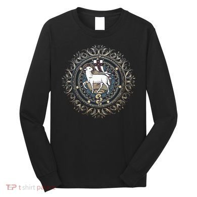 Agnus Dei Sanctus Traditional Latin Mass Catholic Long Sleeve Shirt