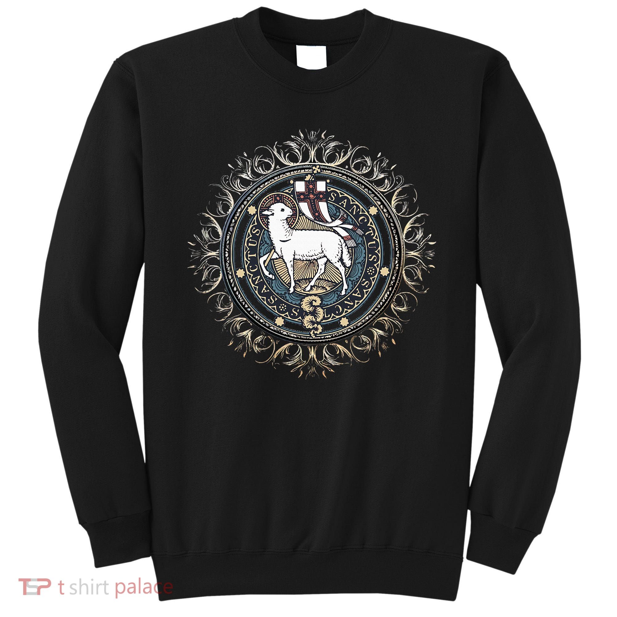 Agnus Dei Sanctus Traditional Latin Mass Catholic Sweatshirt