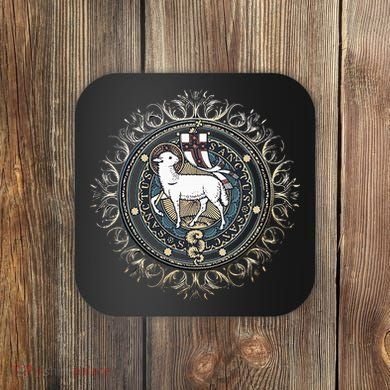 Agnus Dei Sanctus Traditional Latin Mass Catholic Coaster