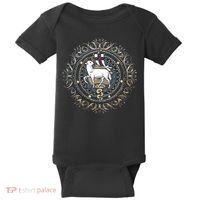Agnus Dei Sanctus Traditional Latin Mass Catholic Baby Bodysuit thumb 0