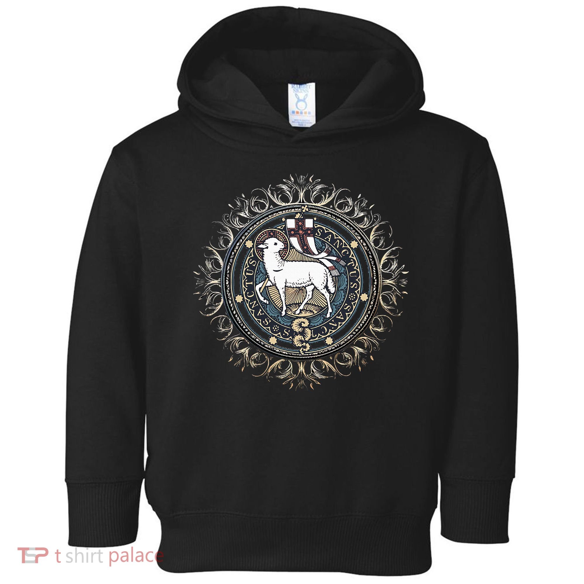 Agnus Dei Sanctus Traditional Latin Mass Catholic Toddler Hoodie