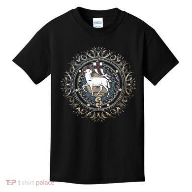 Agnus Dei Sanctus Traditional Latin Mass Catholic Kids T-Shirt