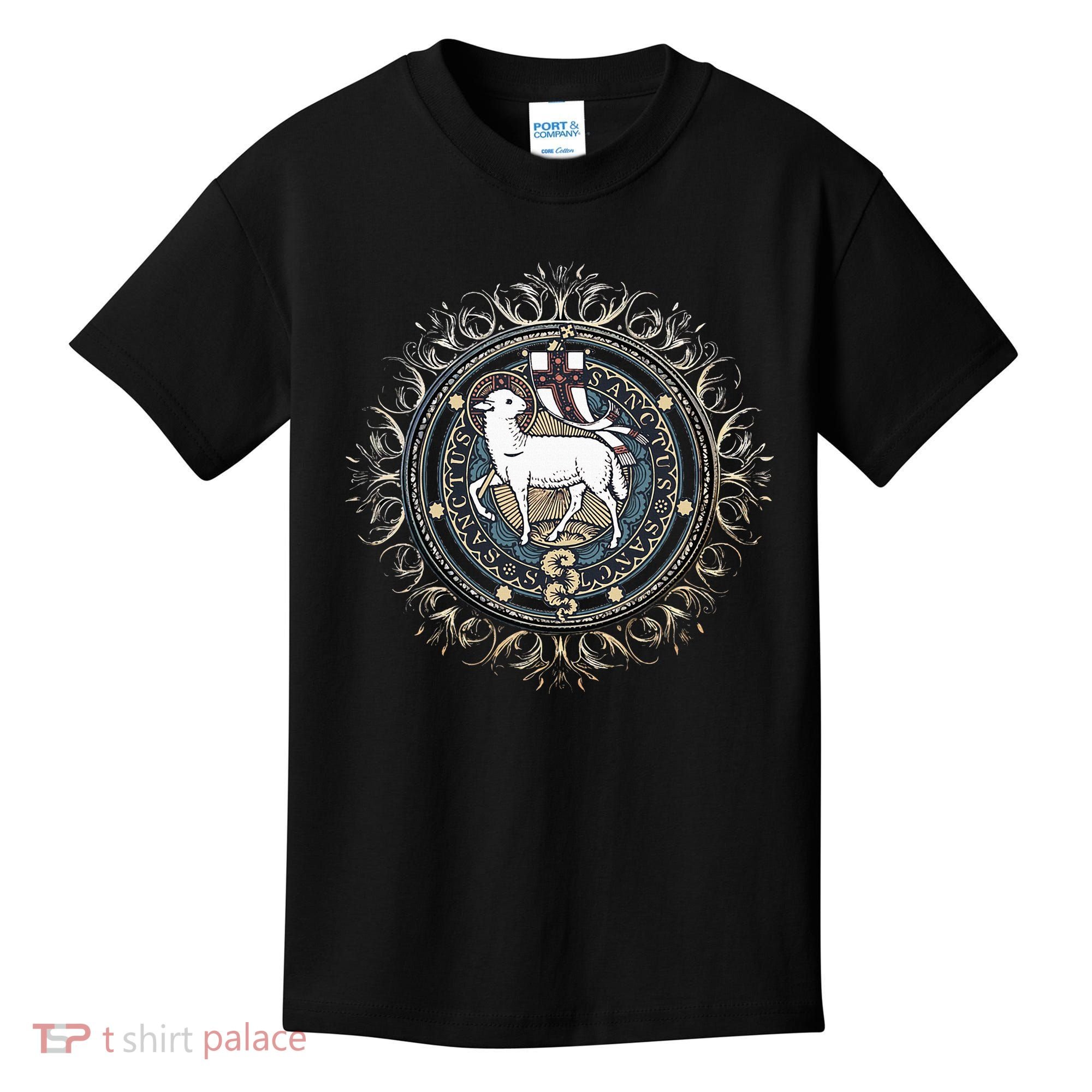 Agnus Dei Sanctus Traditional Latin Mass Catholic Kids T-Shirt