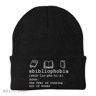 Abibliophobia Definition The Fear Of Running Out Of Books Beanie