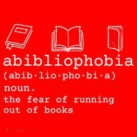 Abibliophobia Definition The Fear Of Running Out Of Books Santa Hat thumb 1
