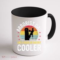 Arborist Dad Tree Climber Funny Arborist Father Coffee Mug thumb 1