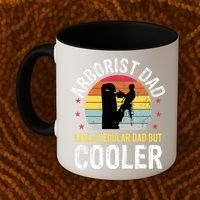 Arborist Dad Tree Climber Funny Arborist Father Coffee Mug thumb 2