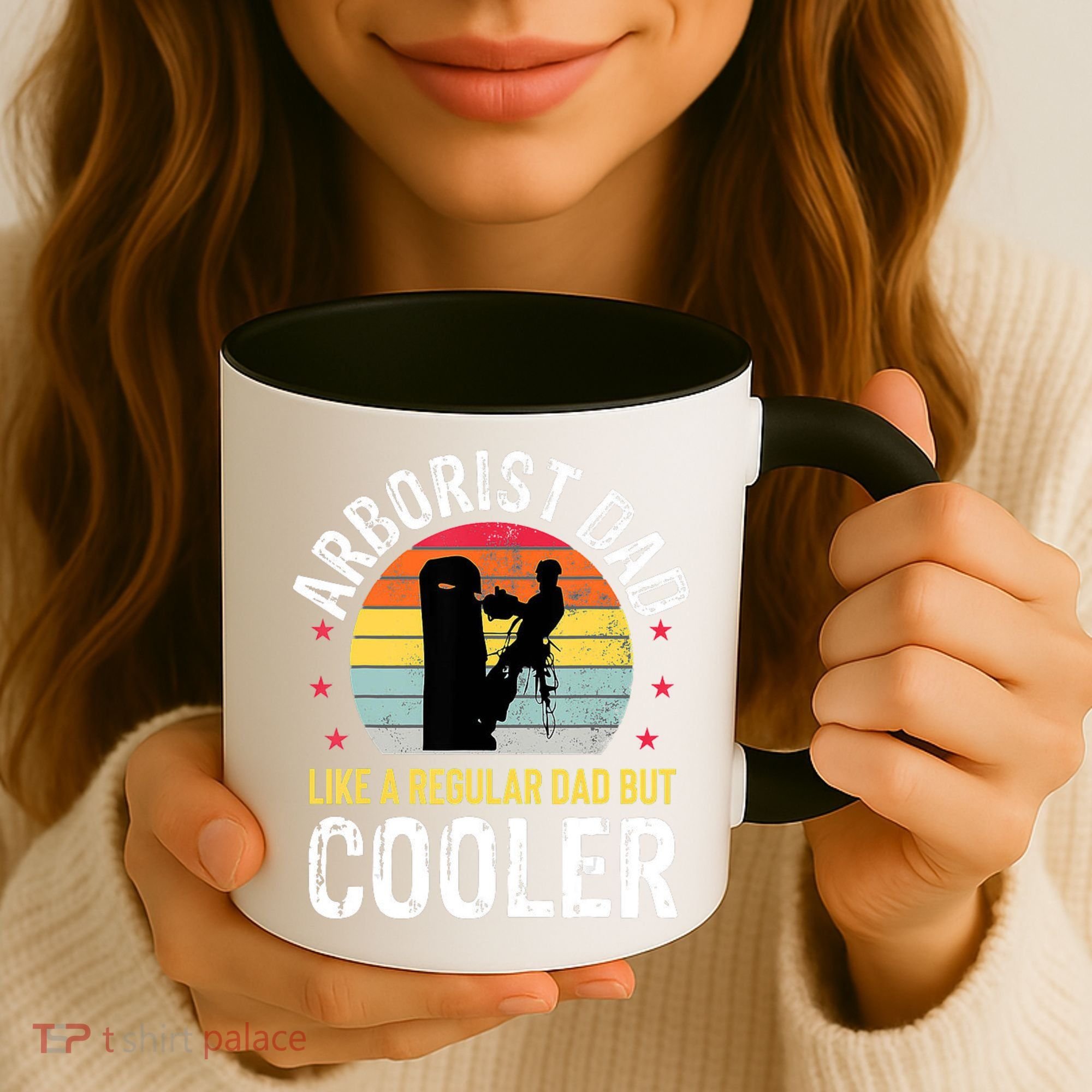 Arborist Dad Tree Climber Funny Arborist Father Coffee Mug