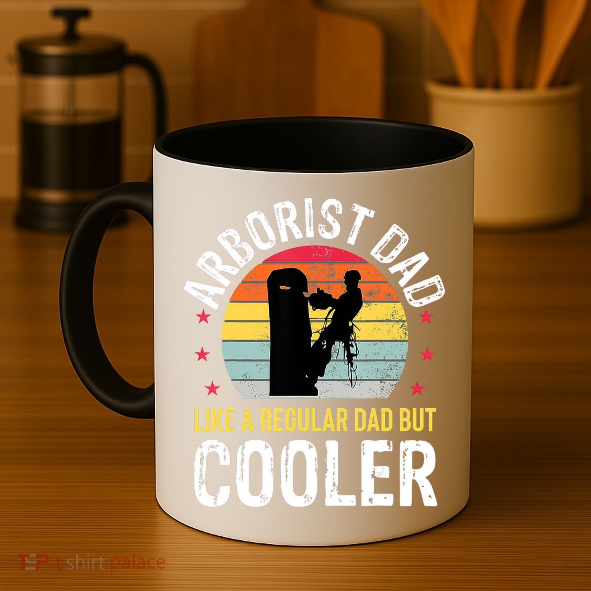 Arborist Dad Tree Climber Funny Arborist Father Coffee Mug