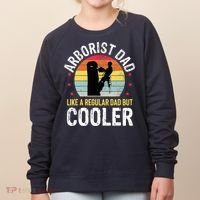 Arborist Dad Tree Climber Funny Arborist Father Women's Sweatshirt thumb 0