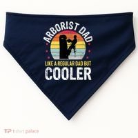 Arborist Dad Tree Climber Funny Arborist Father USA-Made Doggie Bandana thumb 0