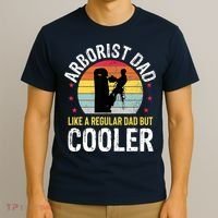 Arborist Dad Tree Climber Funny Arborist Father T-Shirt thumb 3
