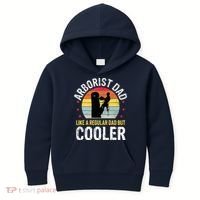 Arborist Dad Tree Climber Funny Arborist Father Kids Hoodie thumb 0