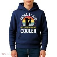 Arborist Dad Tree Climber Funny Arborist Father Kids Hoodie thumb 4
