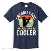 Arborist Dad Tree Climber Funny Arborist Father Kids T-Shirt thumb 0