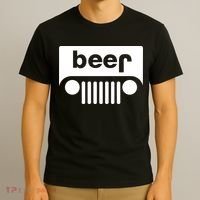 Adult Beer Funny Upside Down Logo T-Shirt thumb 3