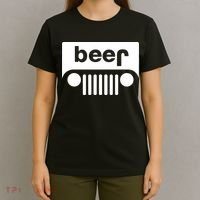 Adult Beer Funny Upside Down Logo T-Shirt thumb 4