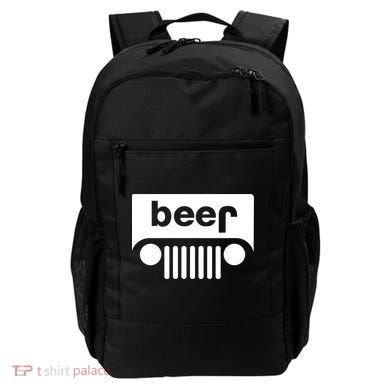 Adult Beer Funny Upside Down Logo Backpack