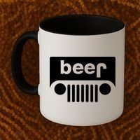 Adult Beer Funny Upside Down Logo Coffee Mug thumb 2