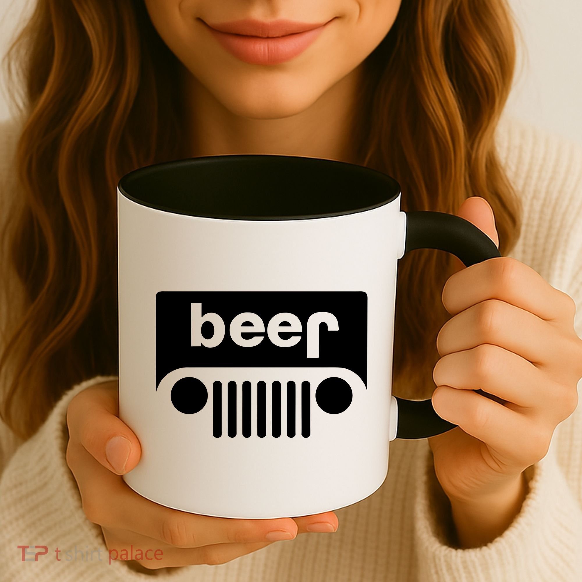 Adult Beer Funny Upside Down Logo Coffee Mug
