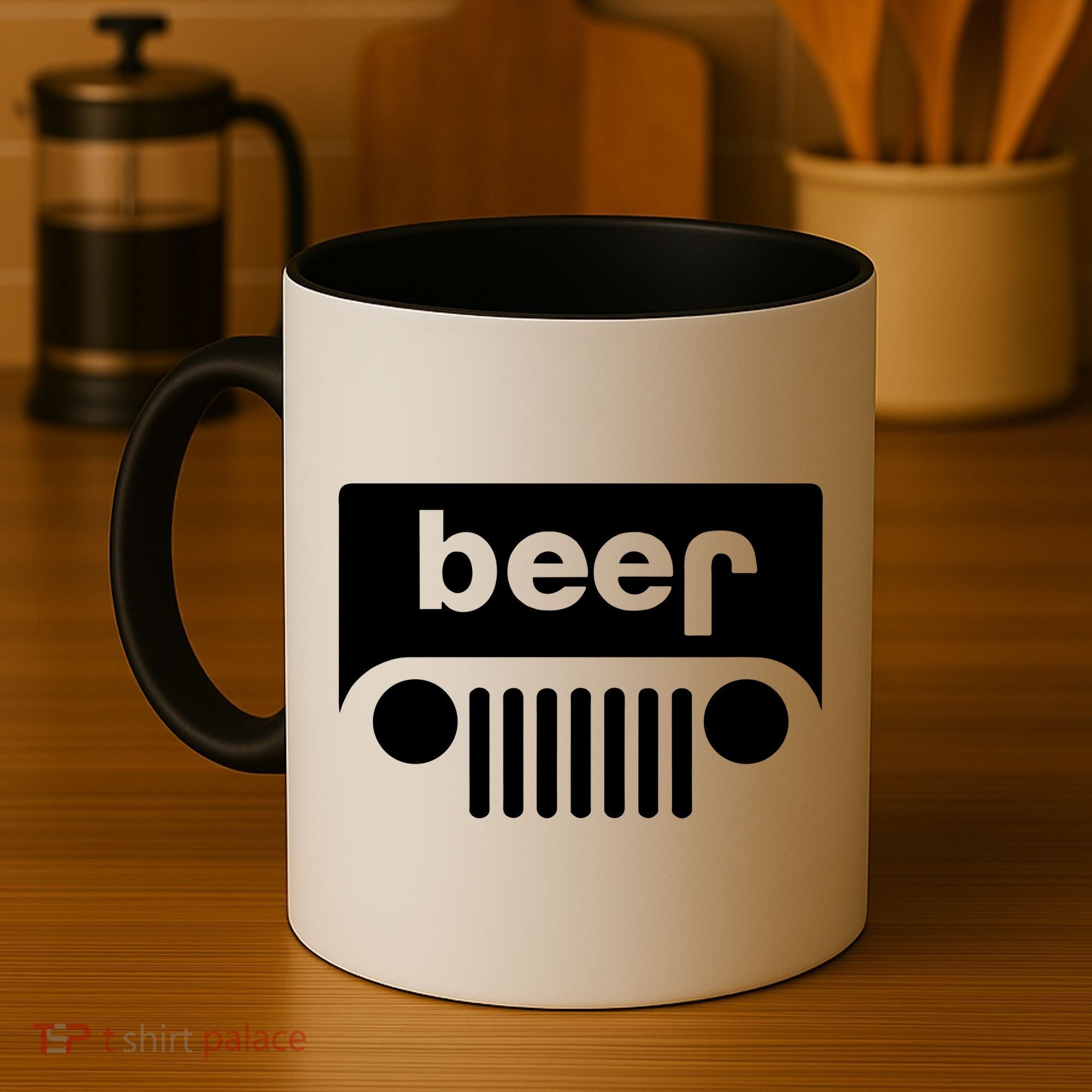 Adult Beer Funny Upside Down Logo Coffee Mug
